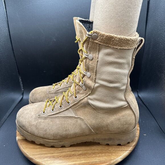 Belleville ICWT Tan Combat Boots Mens Size 9.5 Military Issue 277-104 Waterproof - Picture 1 of 8